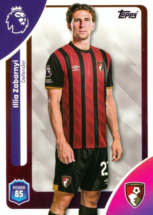 039 Illia Zabarnyi - AFC Bournemouth 2025/2026 Topps Premier League Card