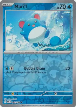 044/193 Marill Reverse Holo Paldea Evolved Pokémon Card
