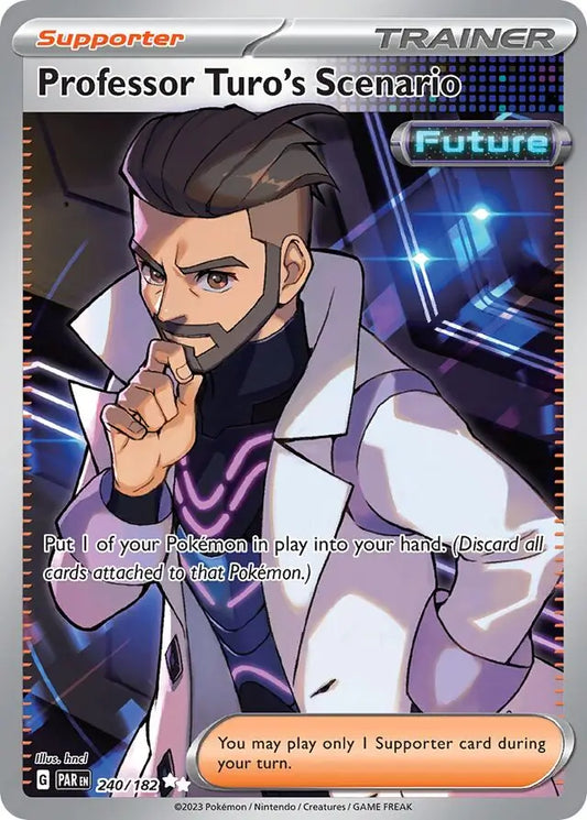 240/182 Professor Turo’s Scenario Paradox Rift Pokémon Card