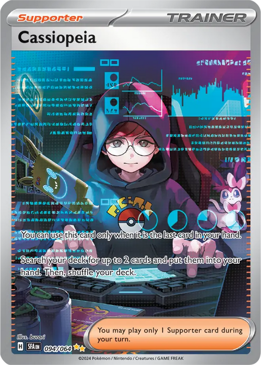 094/064 Cassiopeia Shrouded Fable Pokémon Card
