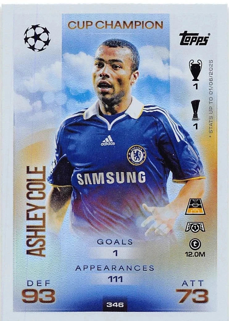 346 Ashley Cole (Chelsea) Cup Champion