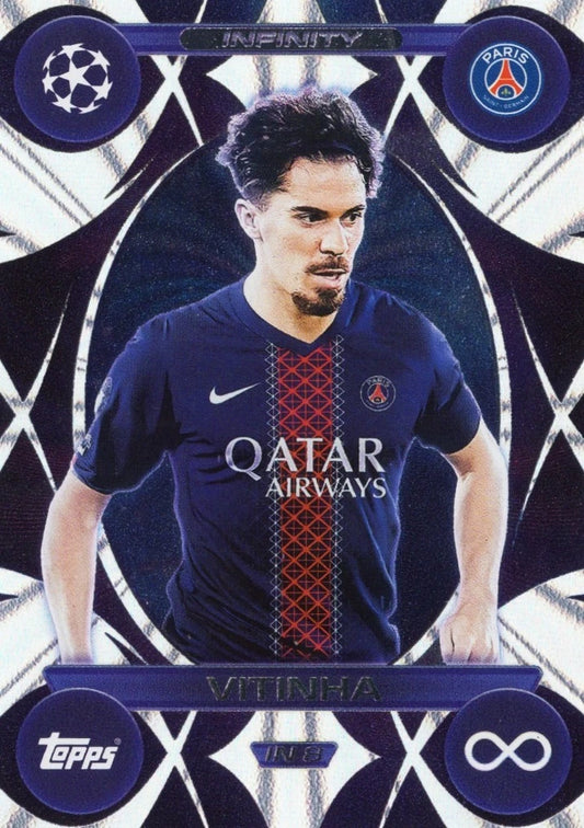 IN 8 Vitinha (Paris Saint-Germain) Infinity 2025/2026 Topps UCC Match Attax