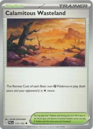 175/193 Calamitous Wasteland Paldea Evolved Pokémon Card