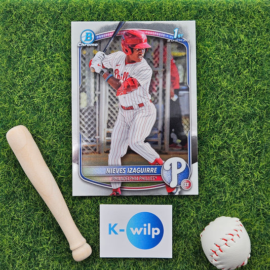 BCP-232 Nieves Izaguirre Philadelphia Phillies - Prospects Bowman Chrome Topps Baseball Trading Card